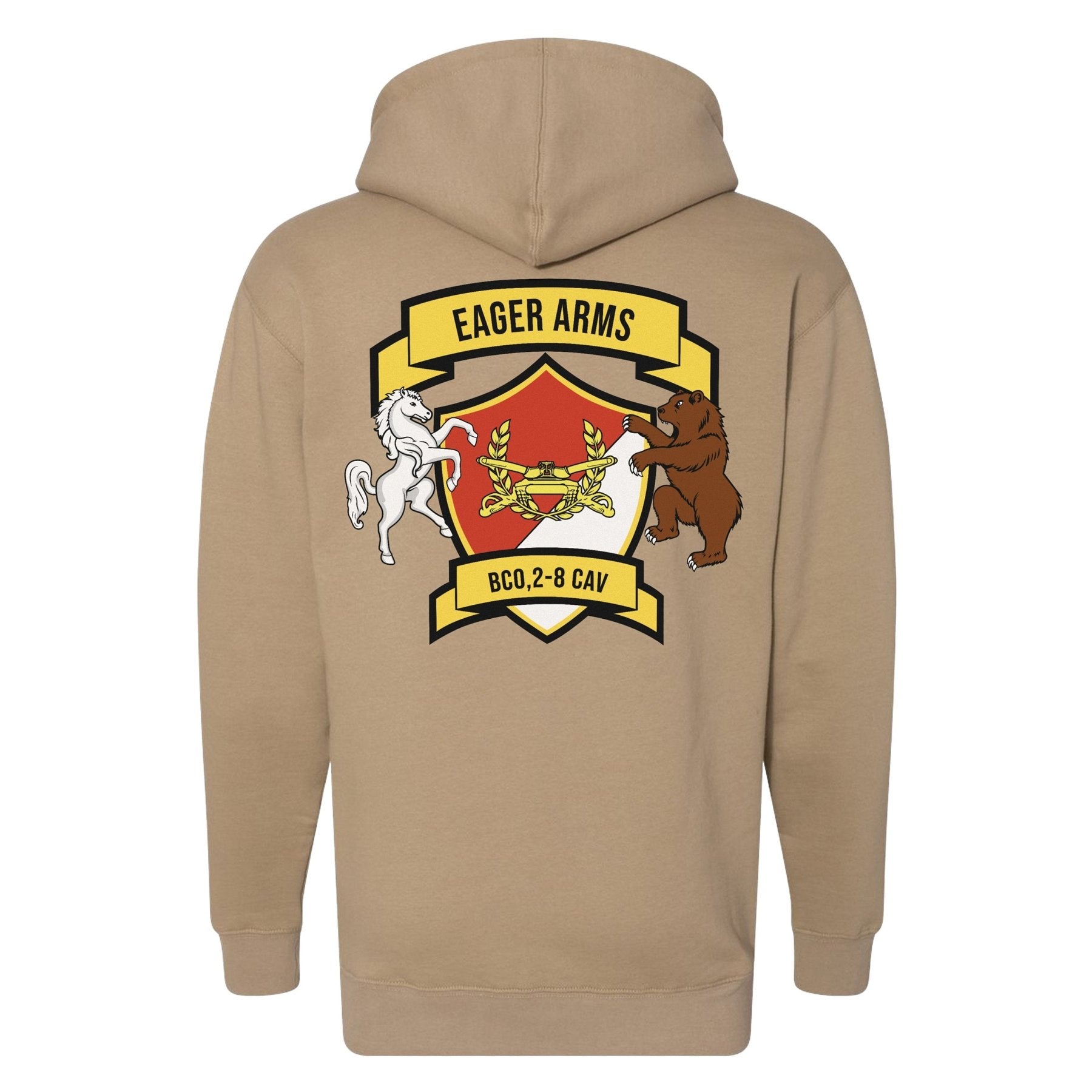 B Co 2 - 8 Cav Eager Arms Hoodie - Small - Private Hoodie