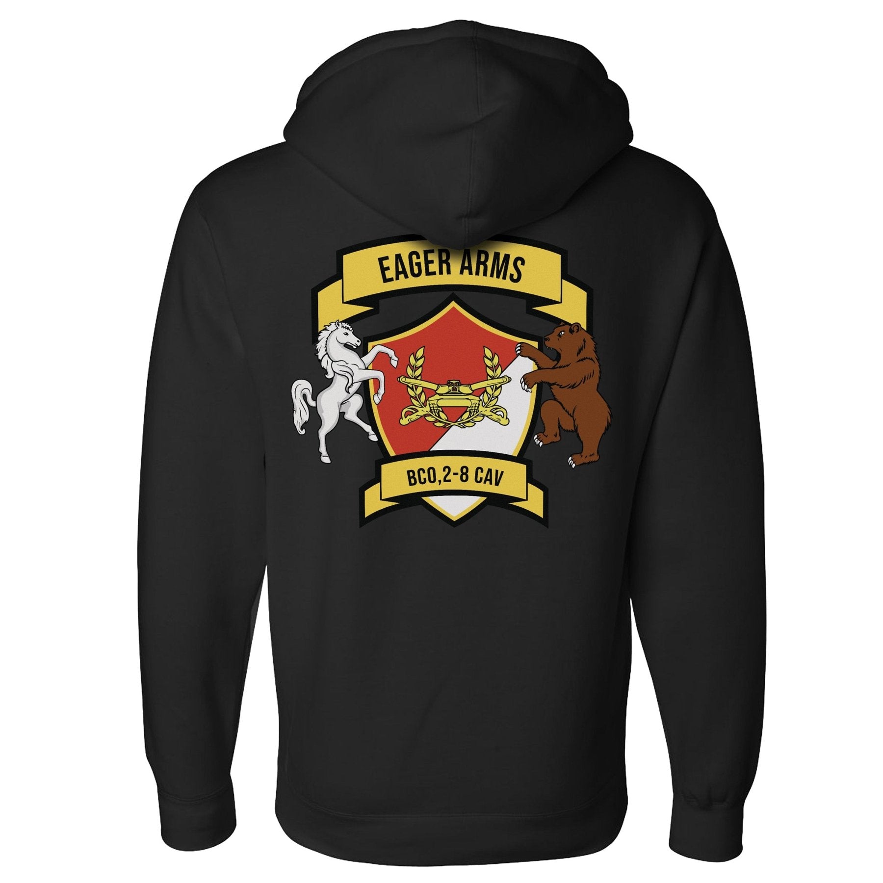 B Co 2 - 8 Cav Eager Arms Hoodie - Small - Private Hoodie