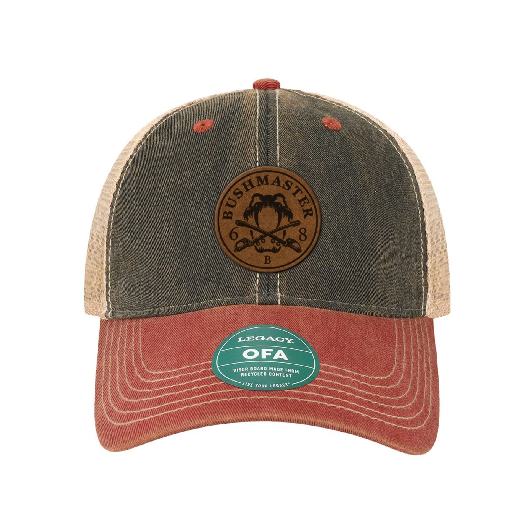 B Co Bushmaster 6 - 8 CAV Leather Patch Dad Hat - OSFA - Private Headwear