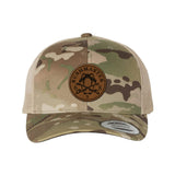 B Co Bushmaster 6 - 8 CAV Leather Patch Snapback - OSFA - Private Headwear