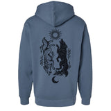 Balanced Wolves Hoodie - Small - Hoodie