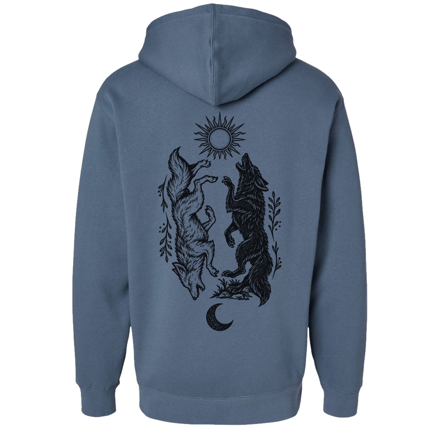Balanced Wolves Hoodie - Small - Hoodie