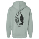 Balanced Wolves Hoodie - Small - Hoodie
