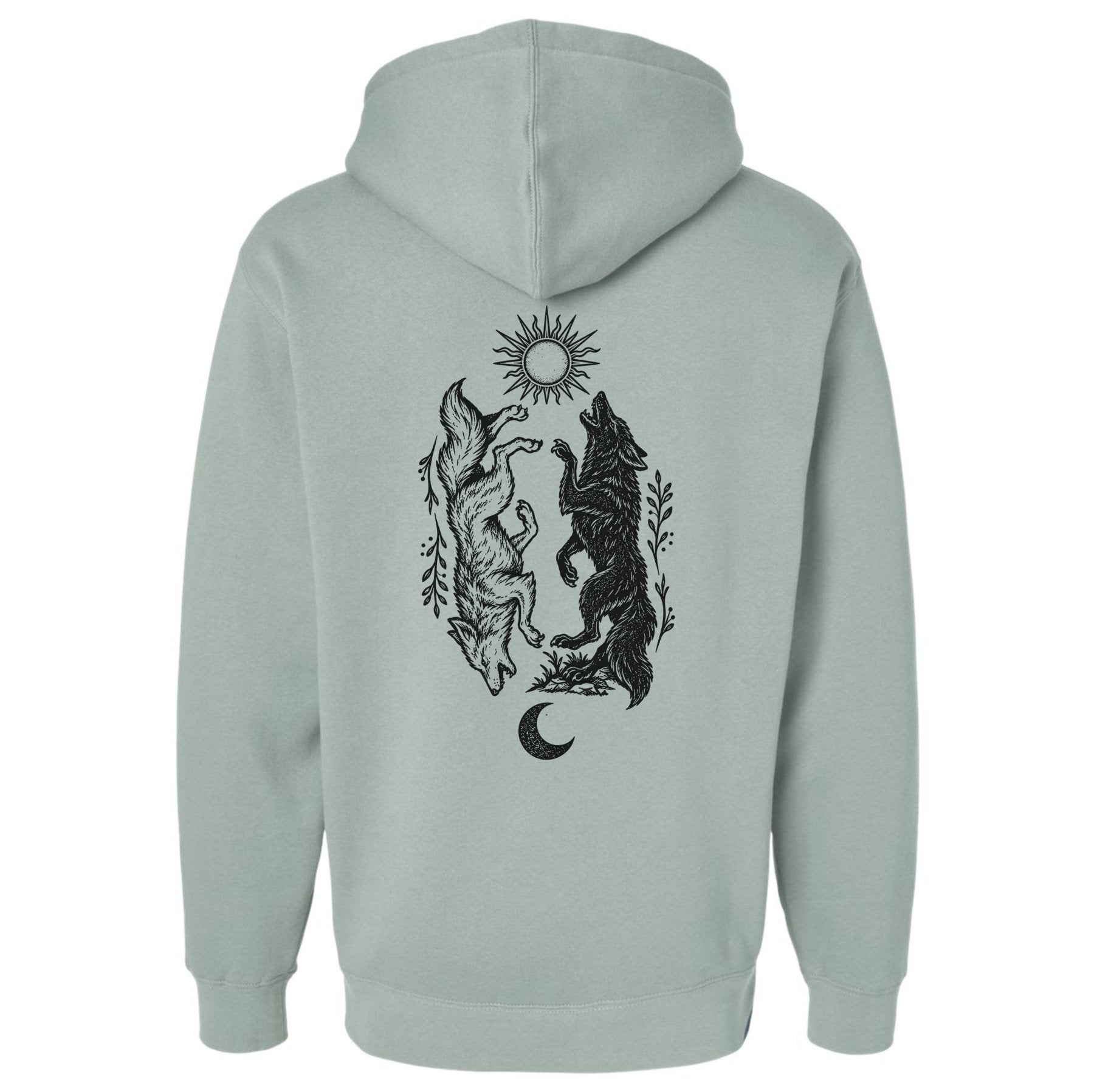 Balanced Wolves Hoodie - Small - Hoodie