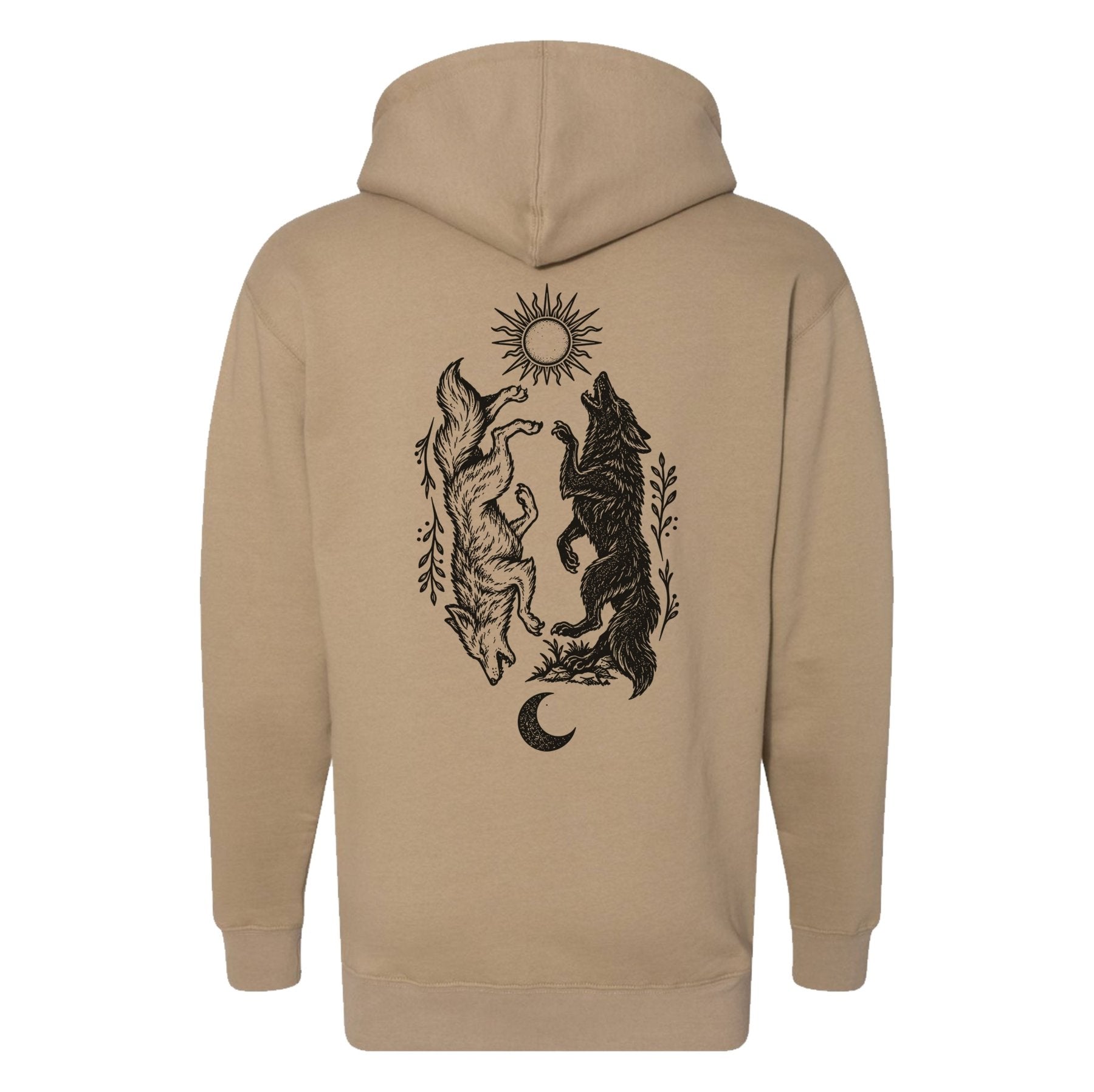 Balanced Wolves Hoodie - Small - Hoodie