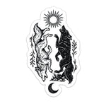 Balanced Wolves Sticker - 4" - Sticker