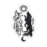 Balanced Wolves Sticker - 4" - Sticker