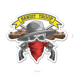 Bandit Troop 6 - 9 Cav Sticker - 3.5" - Private Sticker