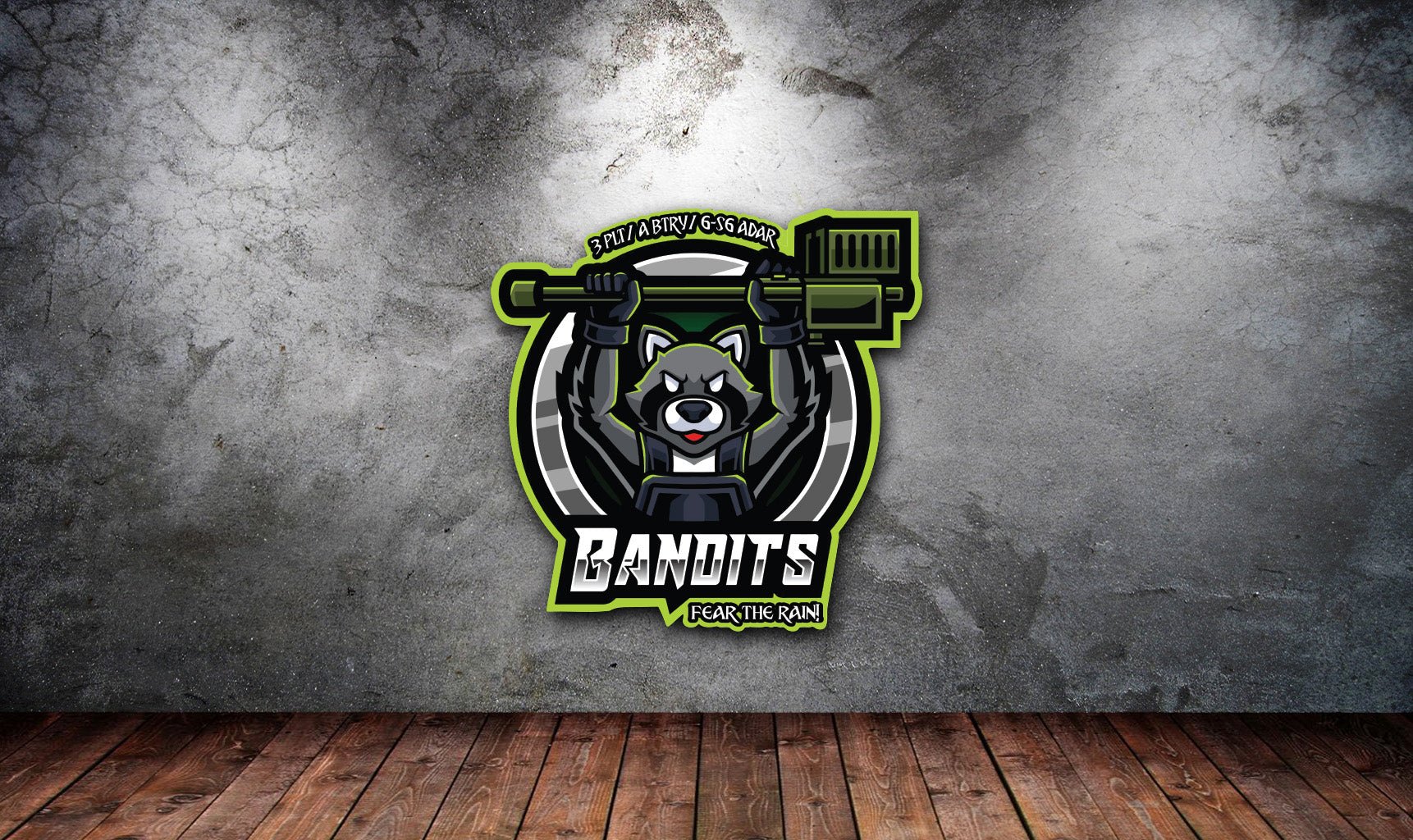 Bandits 6 - 56 Battery Sticker - 3.75" - Private Sticker