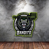 Bandits 6 - 56 Battery Sticker - 3.75" - Private Sticker