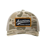 ATP Baseball Patch Snapback Trucker Camo Hat