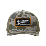 ATP Baseball Patch Snapback Trucker Camo Hat