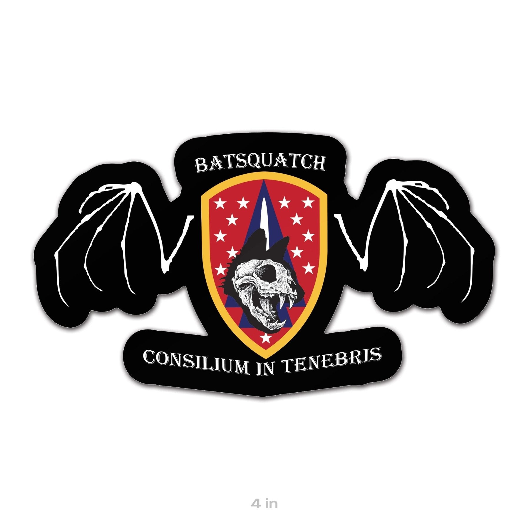 Batsquatch Sticker - 4" - Private Sticker