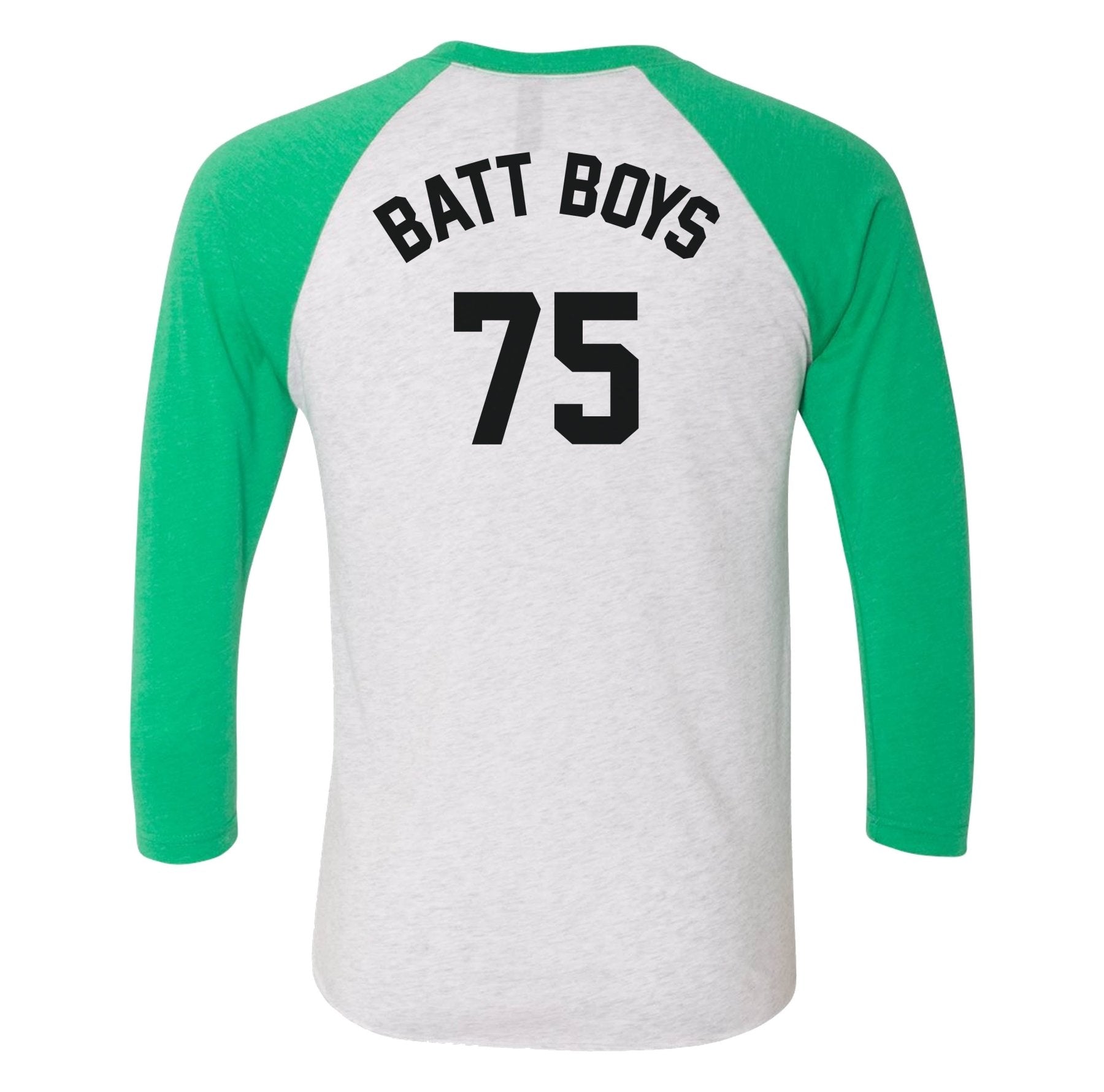 Batt Boys Raglan 3/4 Sleeve Shirt - Small - Shirt