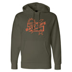 Batt Life Chest Hoodie - Small - Hoodie