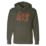 Batt Life Chest Hoodie - Small - Hoodie