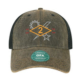 Batt Tick Marks Dad Hat - OSFA - Headwear