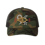 Batt Tick Marks Snapback - OSFA - Headwear