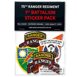 Battalion Decal/Sticker Pack - 1st Batt - Sticker Pack