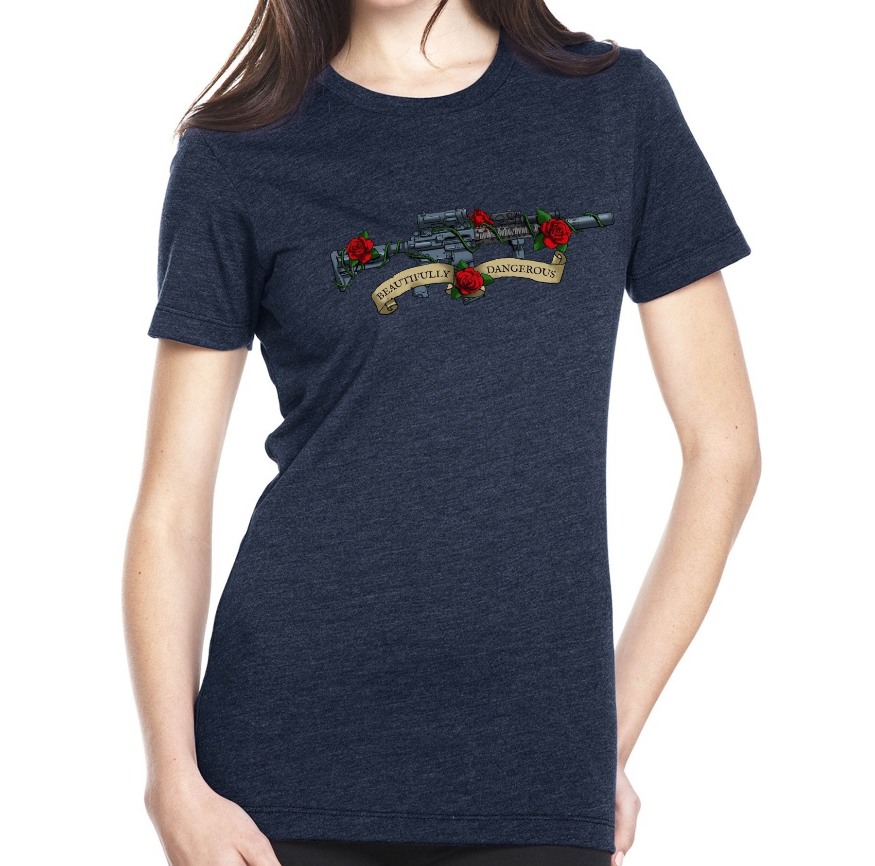 Beautifully Dangerous - Ladies Tee - Small - Shirt