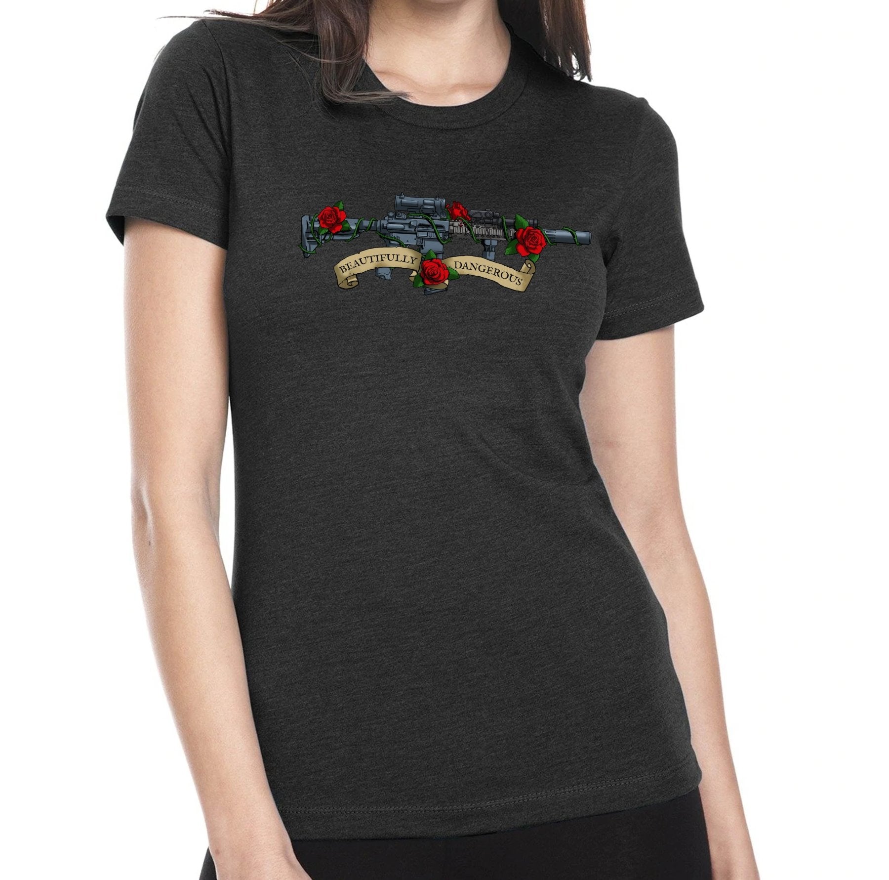 Beautifully Dangerous - Ladies Tee - Small - Shirt