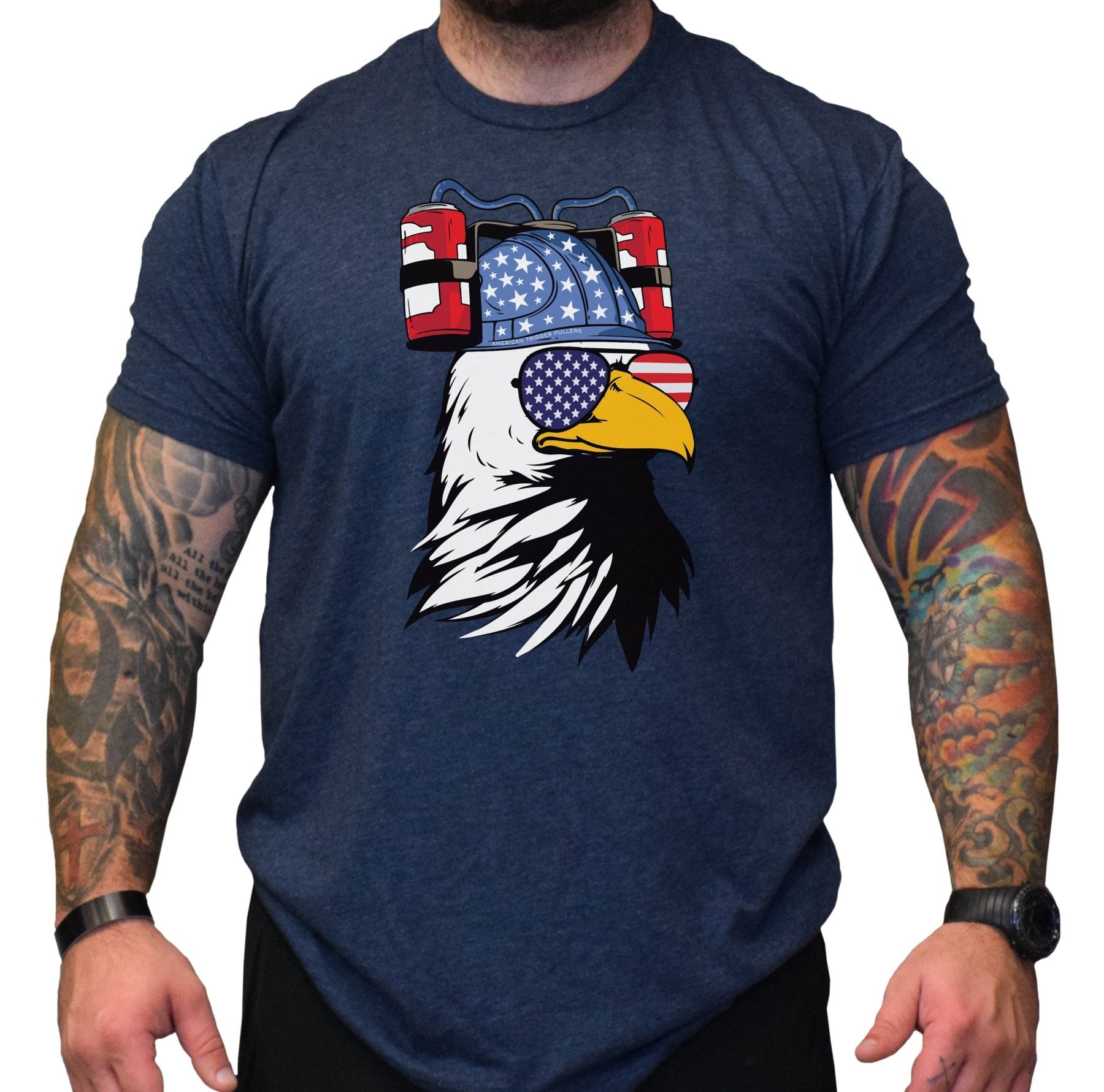 Beer Drinking Freedom Eagle - Small - Shirt