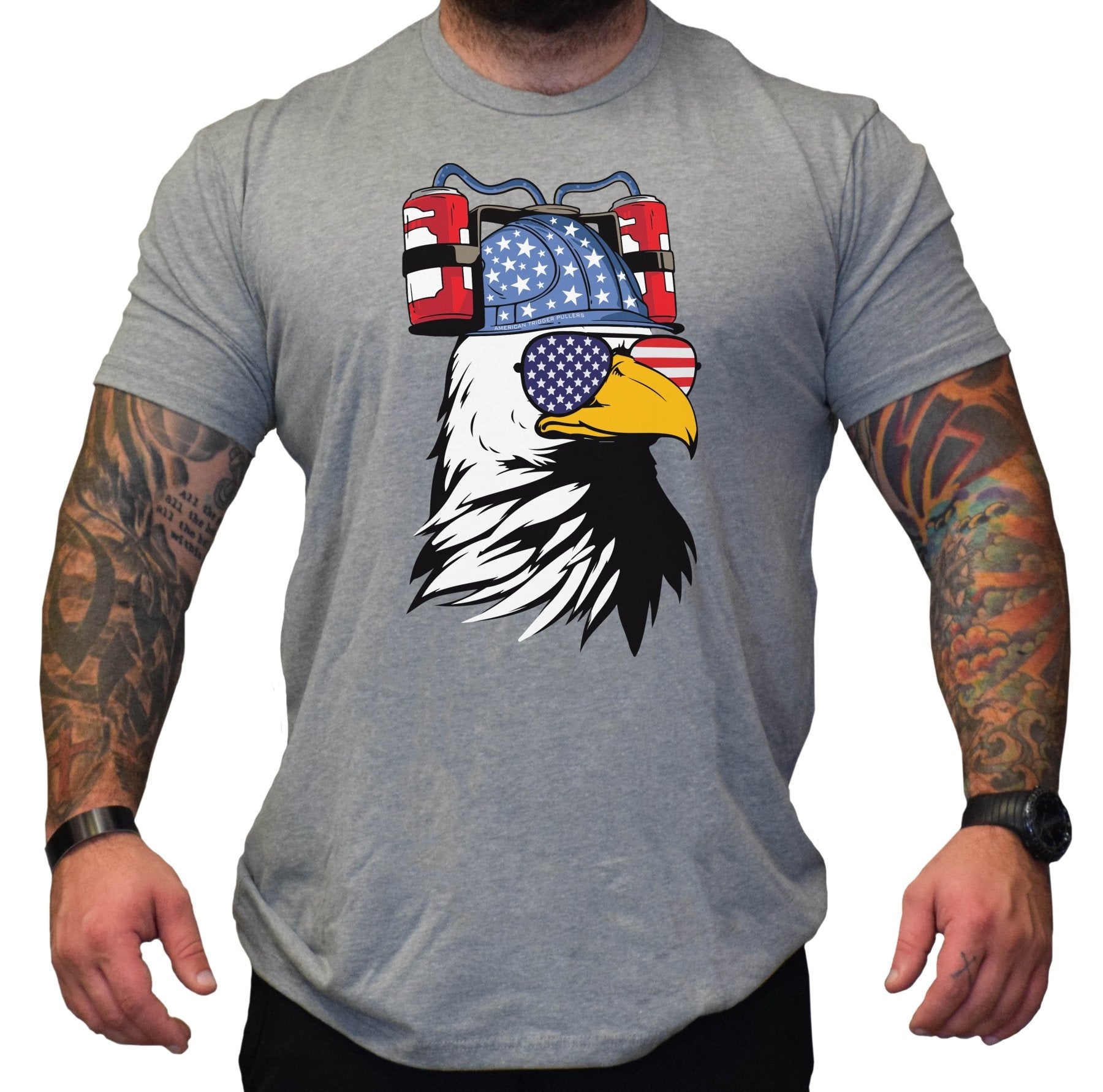 Beer Drinking Freedom Eagle - Small - Shirt