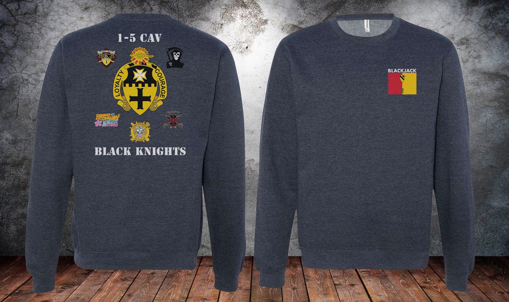 Black Knights PT Sweatshirt - Small - Private Sweatshirt