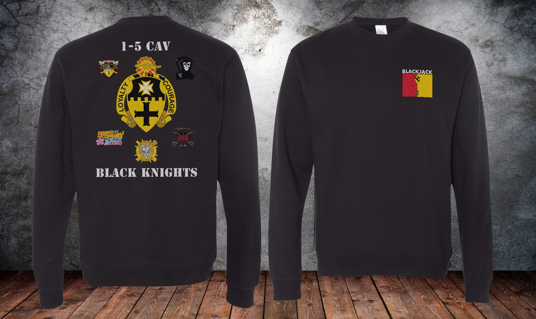 Black Knights PT Sweatshirt - Small - Private Sweatshirt