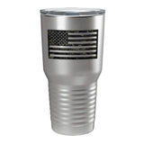 Black Multicam US Flag Tumbler - 30oz - Tumbler