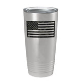 Black Multicam US Flag Tumbler - 20oz - Tumbler