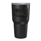 Black Multicam US Flag Tumbler - 30oz - Tumbler