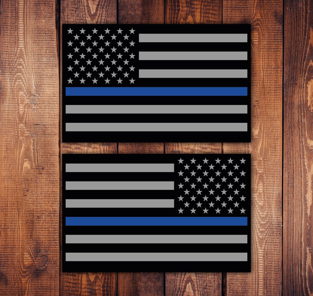 Blue Line Flag Sticker Set - Sticker