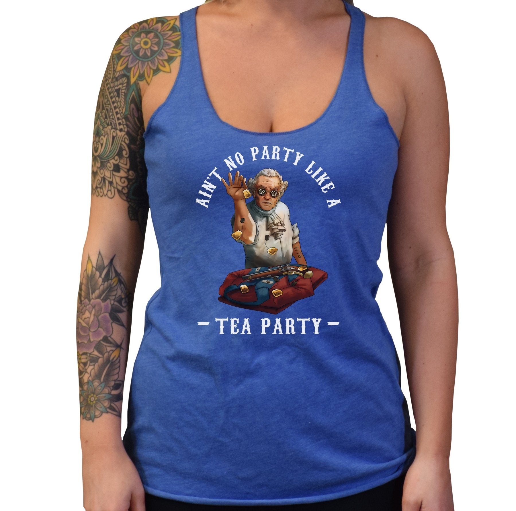 Boston Tea Party Tri - Blend Tank - Small - Tank