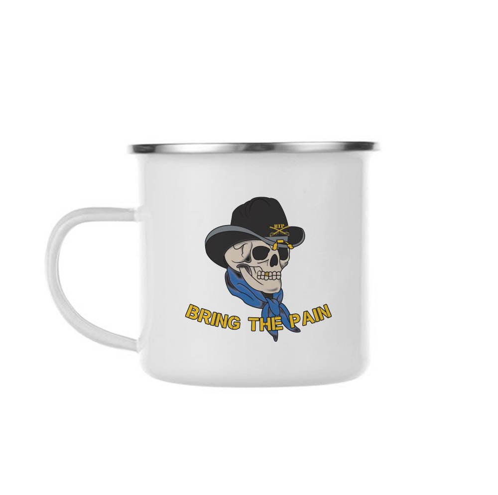 Bring The Pain B Co Enamel Mugs - 11oz Camp Mug - Private Mug