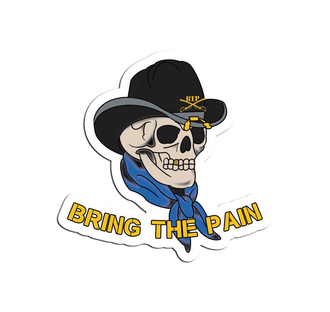 Bring The Pain B Co Sticker - 4" - Private Sticker