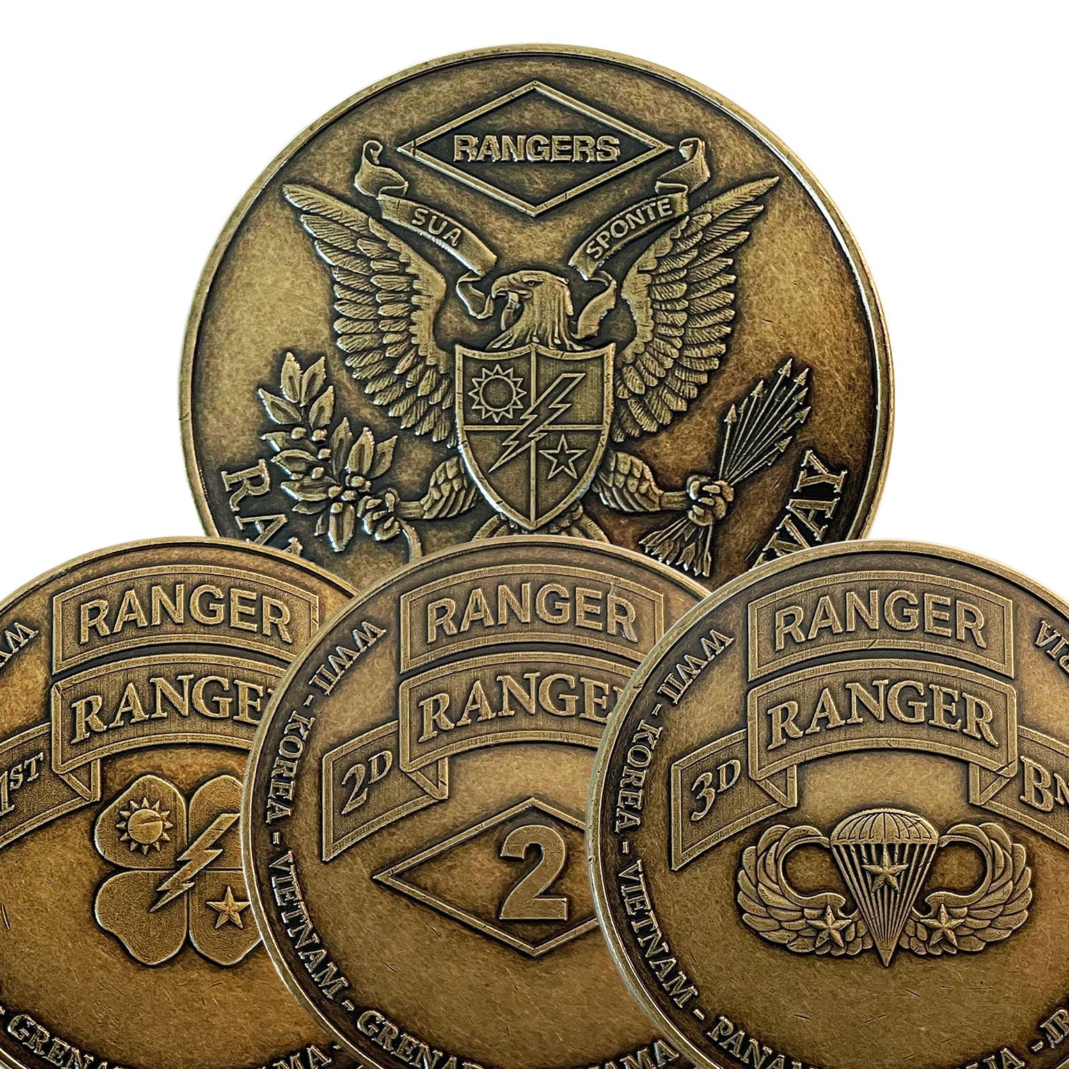 Ranger Coin Box Bronze Ranger Battalion Carry Coin – American Trigger Pullers