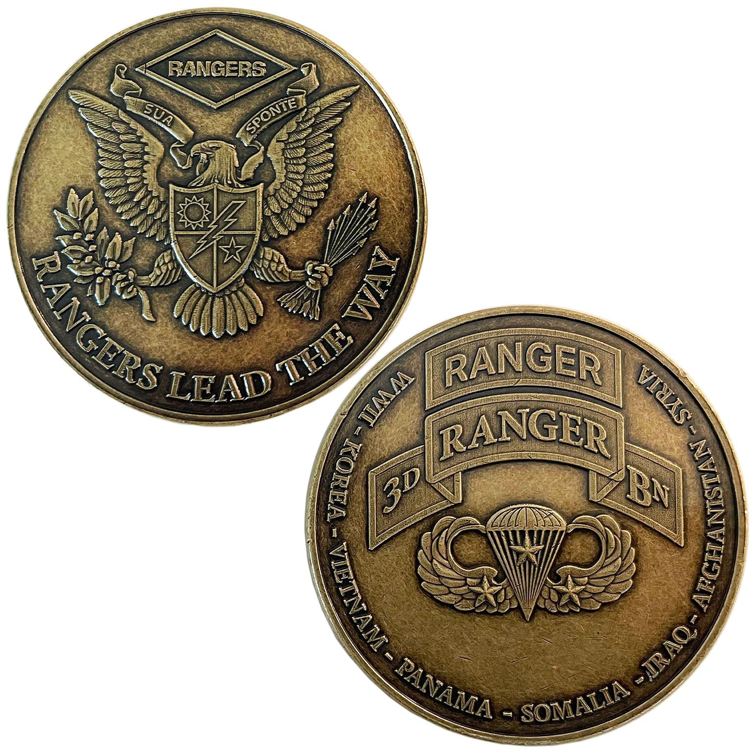 Bronze Ranger Battalion Carry Coin - 3D Battalion - Coin