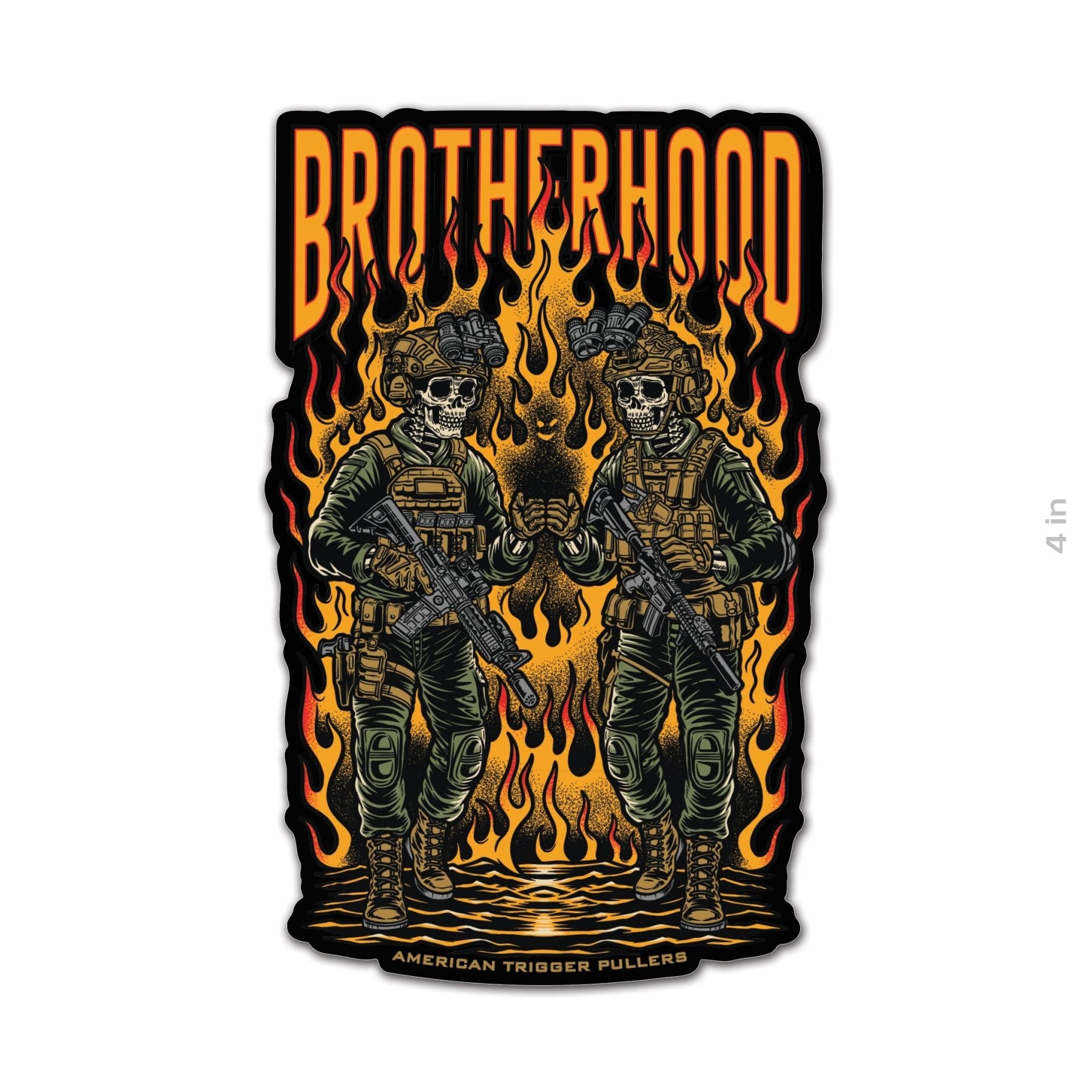 Brotherhood Sticker - 4" - Sticker