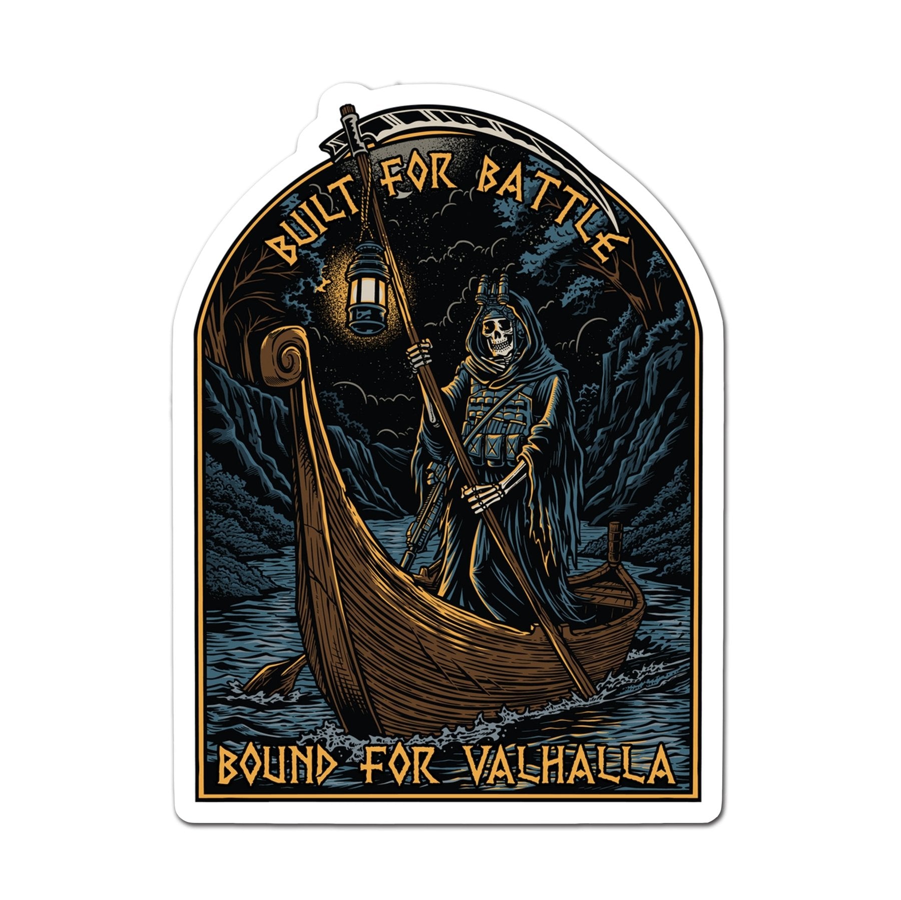 Built For Battle Sticker - 4" - Sticker