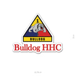 Bulldog HHC Crest Sticker - 3.75" - Private Sticker