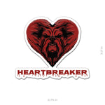 Bulldog HHC Heart Sticker - 3.75" - Private Sticker