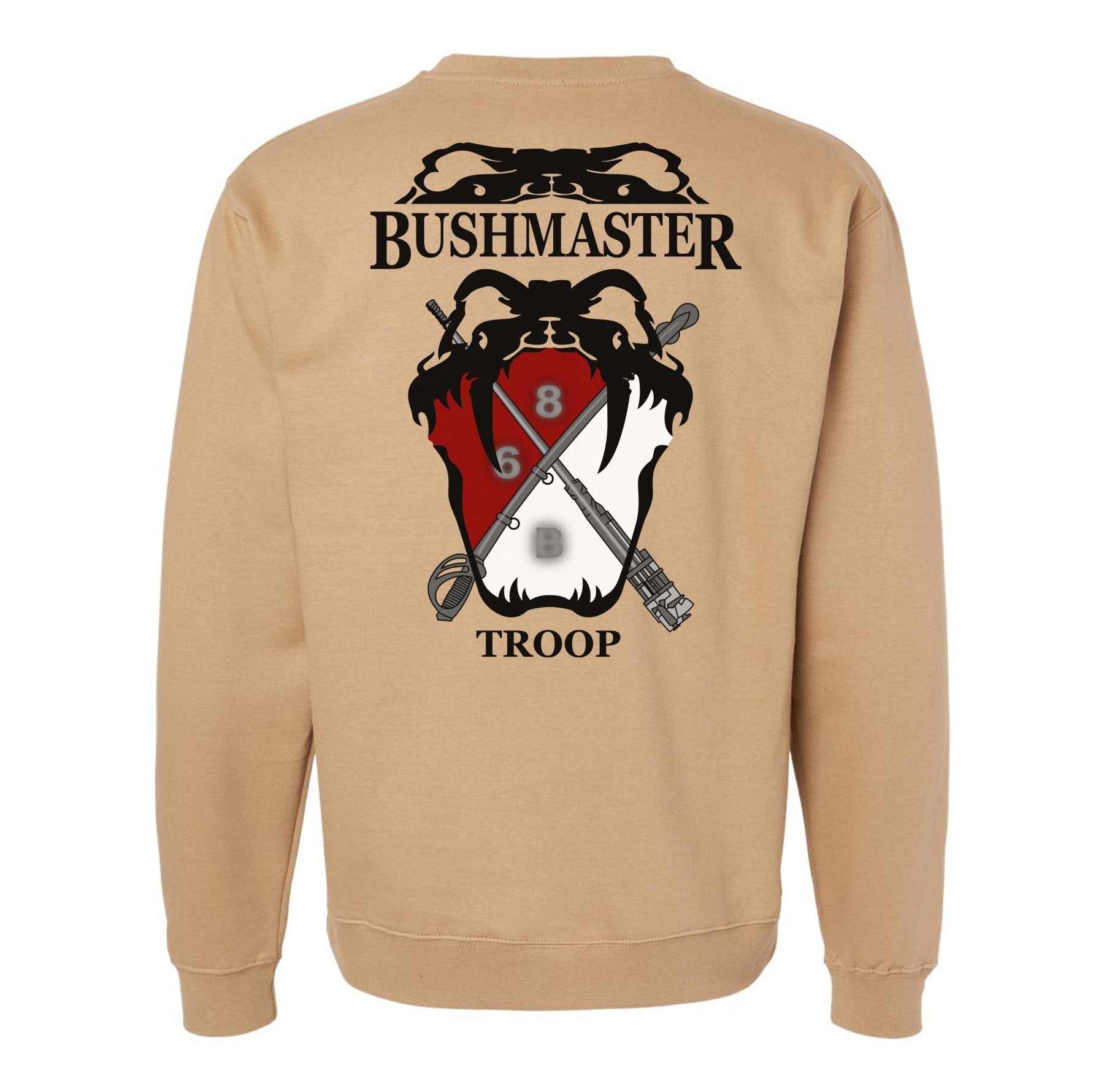 Bushmaster 6 - 8 Cav Sweatshirt - Small - Private Sweatshirt