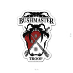 Bushmaster 6 - 8 CAV Vertical Sticker - 4" - Private Sticker