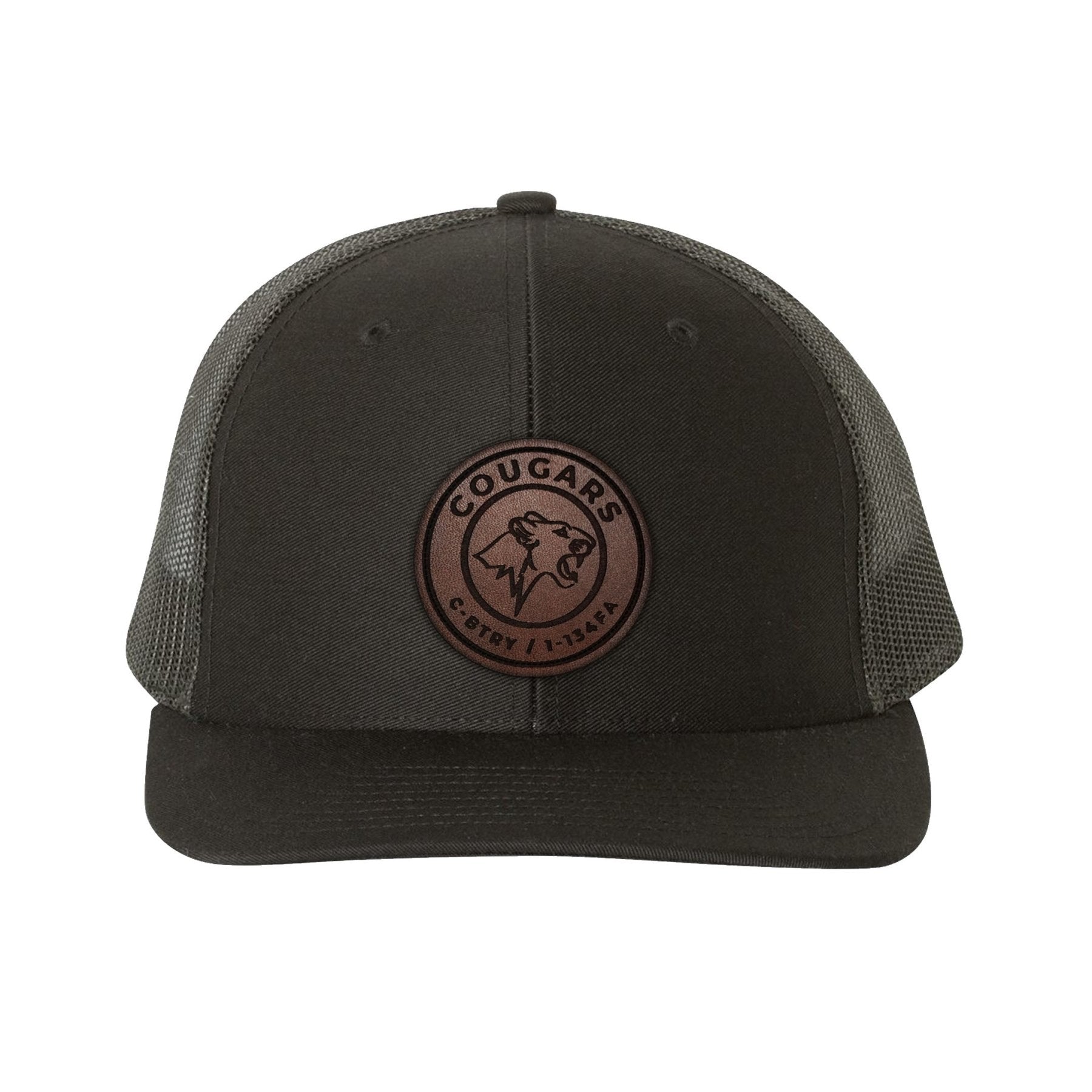 C Battery Cougars Leather Snap - Back - OSFA - Private Headwear