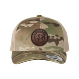 C Battery Cougars Leather Snap - Back - OSFA - Private Headwear