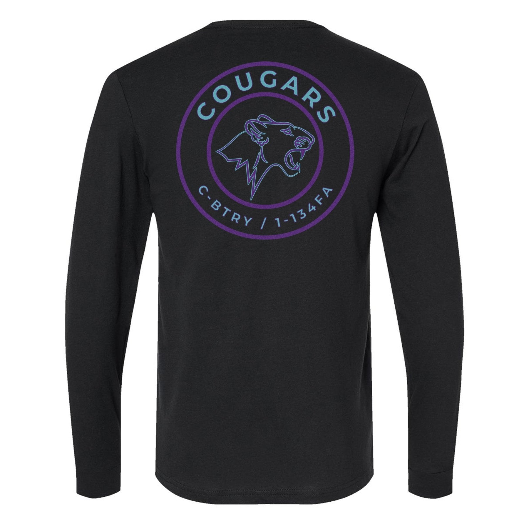 C Battery Cougars - Long Sleeve PT Shirt - Small - Private Long Sleeve Shirt