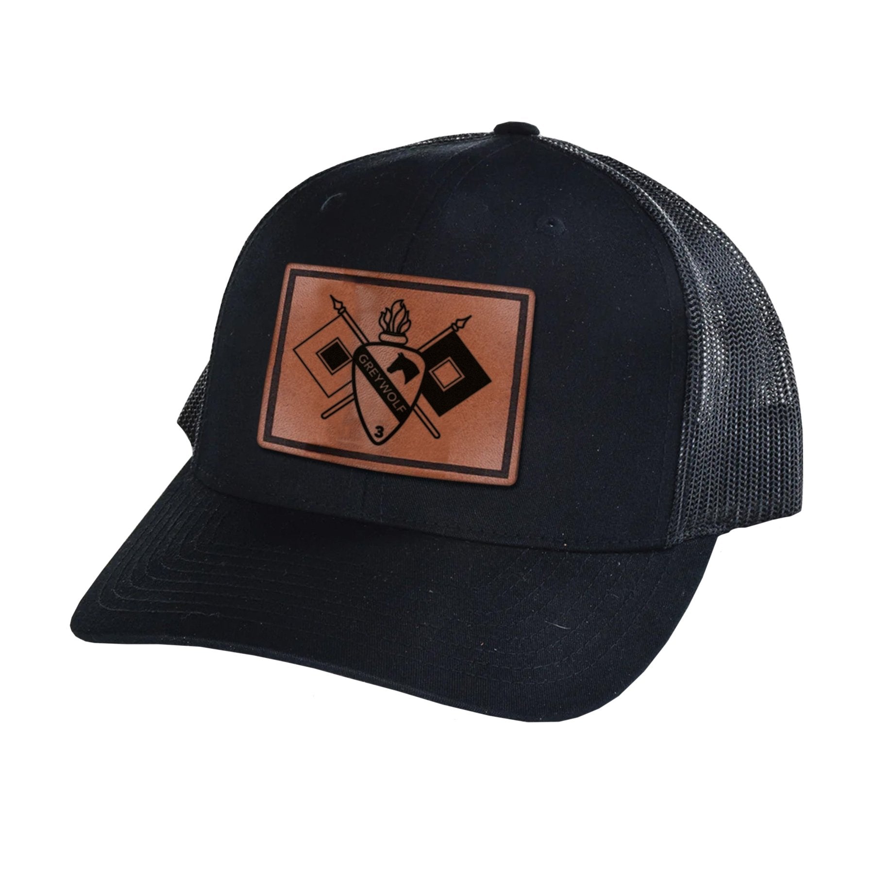 C Co 3BEB Leather Snap - Back - OSFA - Private Headwear