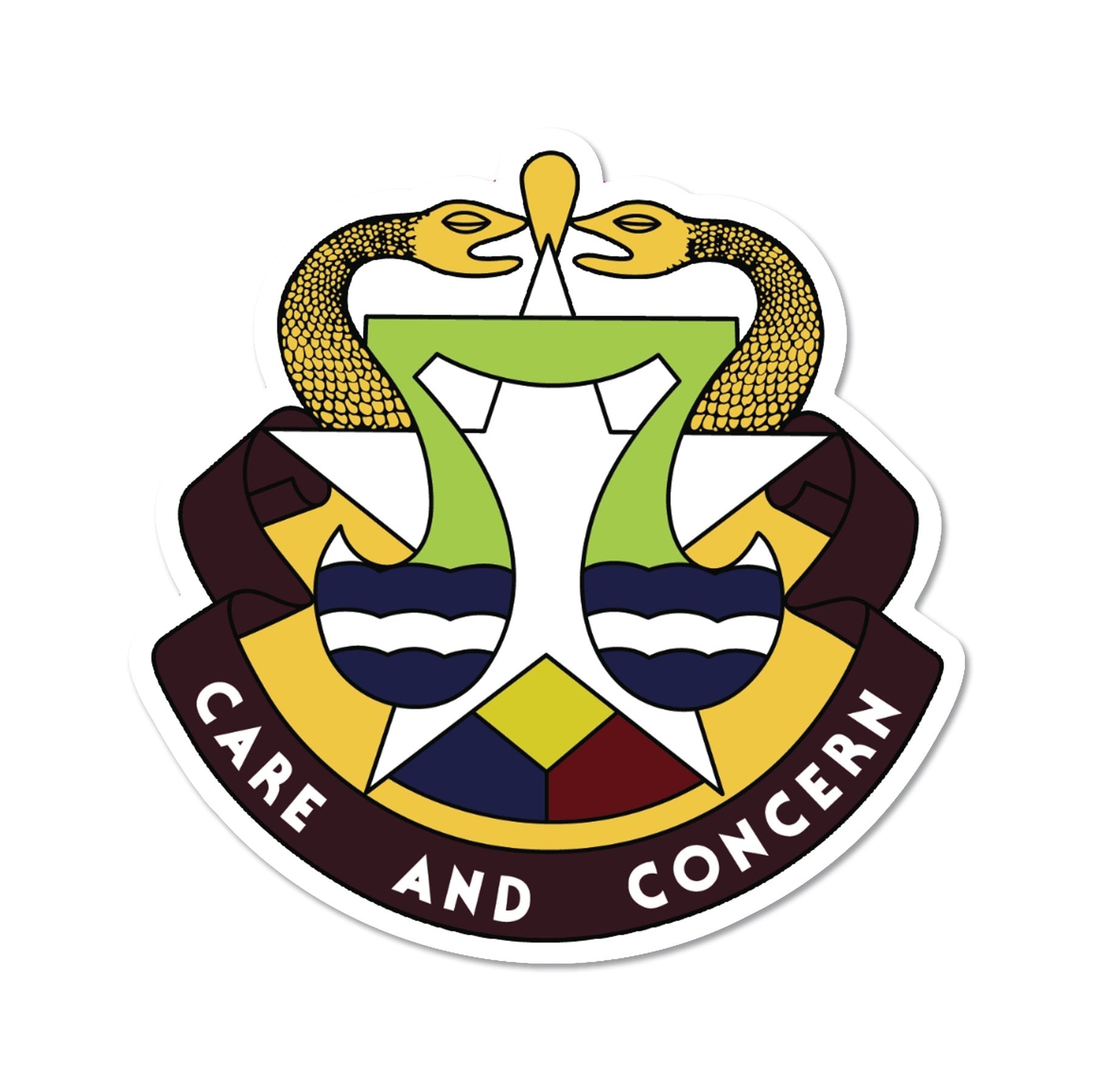 C Co CRDAMC Unit Insignia Sticker - 4" - Private Sticker