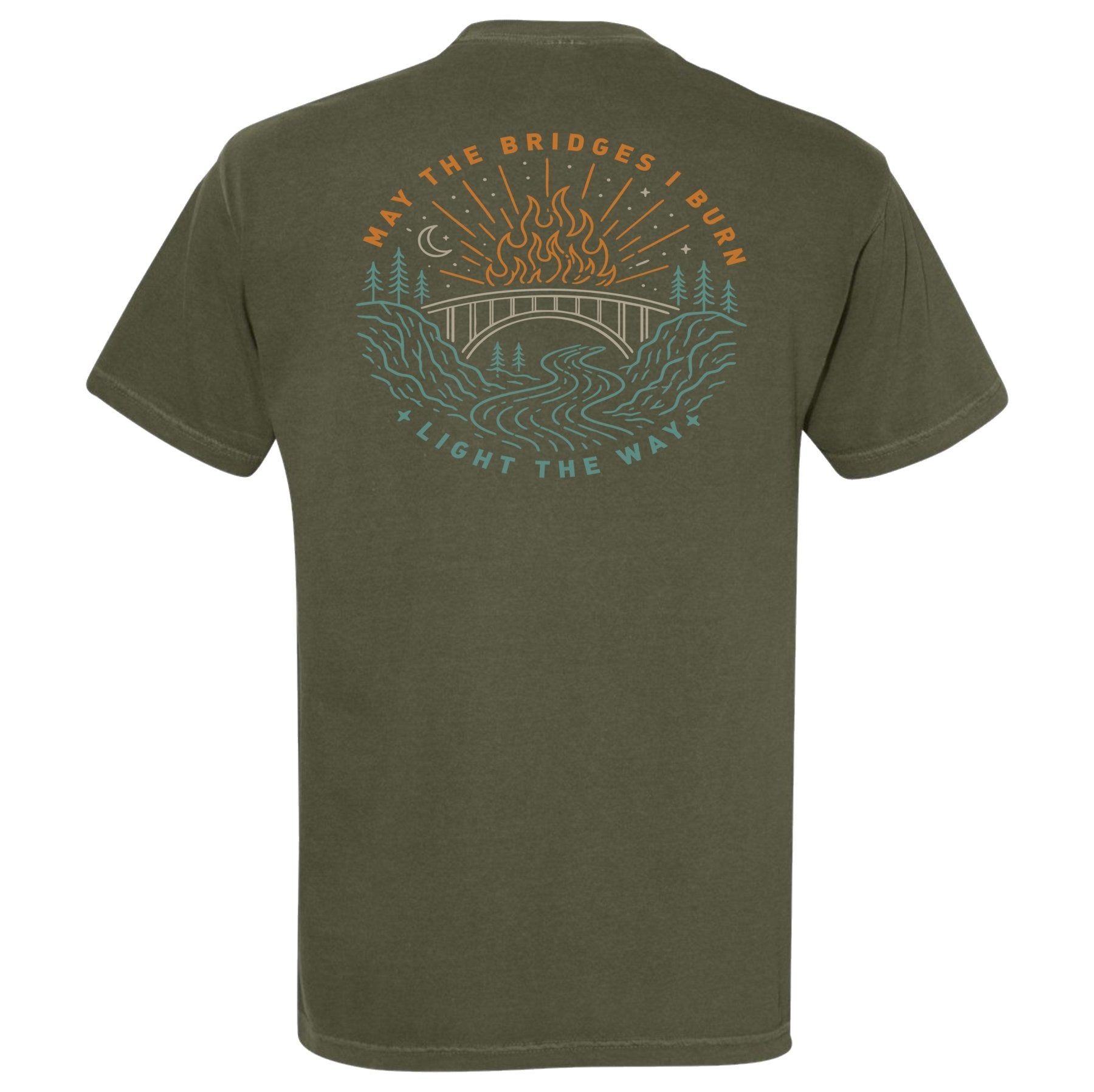 Campfire Bridges Heavyweight Tee - Small - Shirt